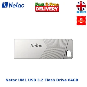 Netac UM1 High Speed USB Stick USB 3.2Gen1 64GB Metal Shell Pendrive 4nos - Bild 1 von 11