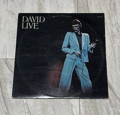 David Bowie -  David Live 2LP Vinyl Record (1974) APL2 0771 UK Import Gatefold - Image 1 of 4