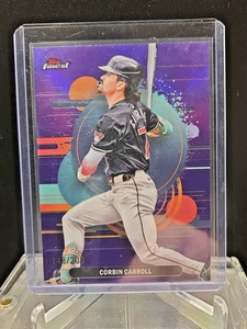 2025 Topps Finest  Corbin Carroll Purple Refractor /200 - Uncommon #173 - Picture 1 of 3