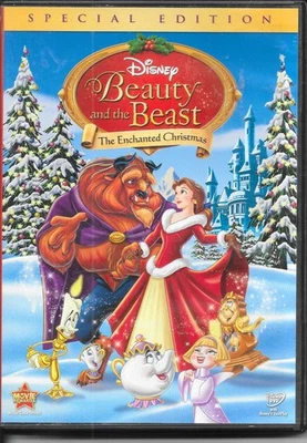 BEAUTY AN THE BEAST-THE ENCHANTED CHRISTMAS-DVD-2011-ENG/FRE-FREE SHIP IN CANADA - Image 1 of 4