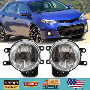 For 2014 2015 2016 Toyota Corolla S Front Bumper Driving Fog Lights Lamps Pair - Picture 1 of 13