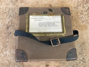 Vintage Military US Navy Film Reel Shipping Box Case - Bild 1 von 6