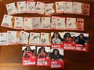 27 Autogramme FC THUN-Sammlung-Konvolut-Fussball-Ndonga-handsigniert-AK - Bild 1 von 1