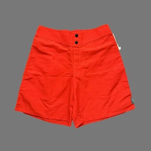 Vintage 90s Quiksilver Bright Orange Boardshorts Size 30 NWT - Picture 1 of 7
