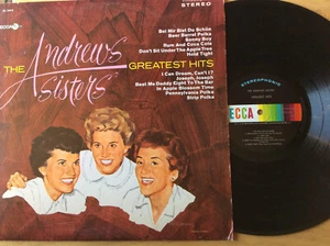 The Andrews Sisters' Greatest Hits USED LP VINYL 1967 Decca Records DL 74919 Pop - Picture 1 of 5