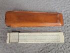 Frederick Post 1444-K Slide Rule w/Original Leather Case Sun Hemmi Japan Vintage