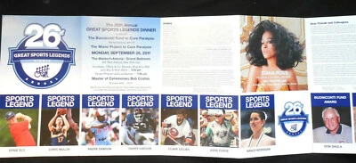 2011 Great Sports Legends set (11) Jerry Rice Don Shula Andre Dawson Els Mullin - Image 1 of 4