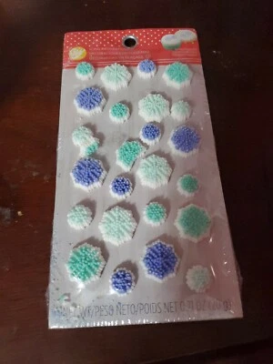 Snowflakes Christmas Dot Matrix Icing Decorations 24 Ct Wilton - Image 1 of 4