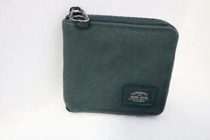 Superdry Portafoglio Unisex Portafoglio Verde Ottime Condizioni - Foto 1 di 4