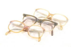Assortment 3 x Old Glasses Vintage Retro Frame - Picture 1 of 12