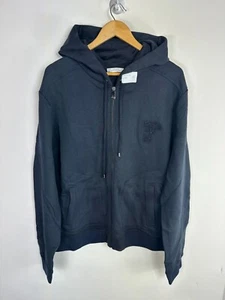 New with CLG Authentic Versace Col V800698 Dar Navy Full Zip Hoodie Size XXXL - Picture 1 of 5