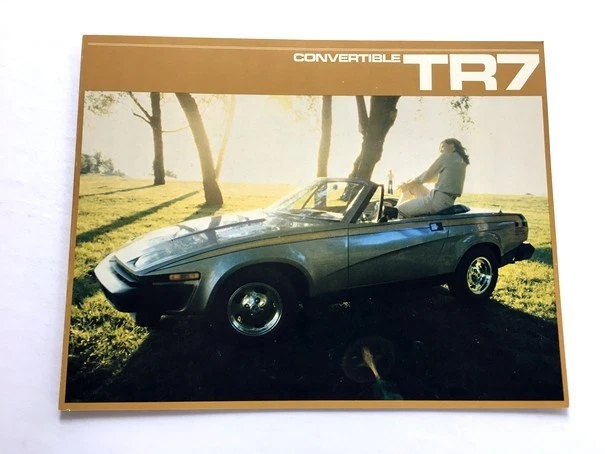1980 Triumph TR7 Convertible Original Car Sales Brochure Folder Foto 1 de 3