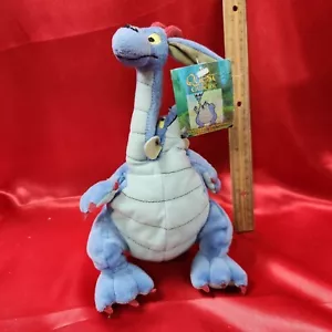 1998 Quest For Camelot Warner Bros Devon & Cornwall Two Headed Dragon 10” Plush - Picture 1 of 13