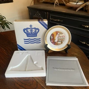 Royal Copenhagen Hans Christian Andersen "The Princess and the Pea" Plate New - Picture 1 of 14