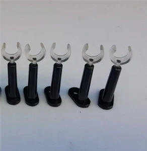 Lote de 5 piezas de soporte de tubo de letrero de neón real B de 12 mm ∅ X 38 mm de alto / accesorio de soporte - Imagen 1 de 1