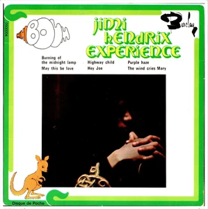 Jimi Hendrix seltene 1967 französische 6" EP MiniBoom 6 Songs FOLD OPEN COVER Languette - Bild 1 von 6