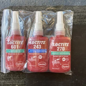 Loctite 3x 50 Ml 270-243-601 - high strength 50ml Multi Pack - Picture 1 of 2