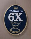 Wadworth Brewery Devizes 6X formica pump clip front only homebar mancave e.