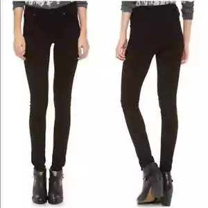 AGOLDE Los Angeles Colette Black Skinny Jeans - Picture 1 of 11