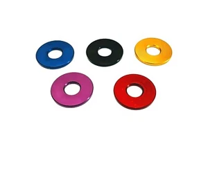 M6 x 18mm -Flat Washer - Anodised Aluminium - 7 Colours - Picture 1 of 28