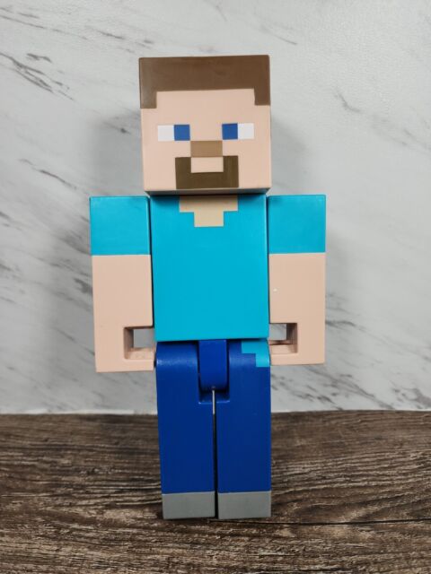 Boneco Minecraft Caves E Cliffs - Porco Com Acessórios