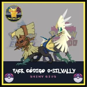 Pack CÓDIGO 0 + SILVALLY Shiny Competitivos Pokemon Espada / Escudo - Picture 1 of 3