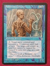 Magic The Gathering ICE AGE BALDUVIAN CONJURER single blue card MTG