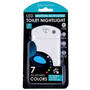 Toilet Bowl Night Light LED Motion Activated 7 Color Bathroom Kids US Seller New - Picture 1 of 2