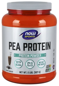 NOW Foods Pea Protein | 3 Flavors | Plant Protein, BCAA Whey Protein Alternative - Picture 1 of 9