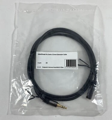KabelDirekt Pro Series 3.5mm Male / 3.5mm Female Audio Extension Cable (3 ft) - Image 1 of 4