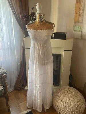 Solitaire Maxikleid, weiß, Gr. M - Bild 1 von 2