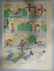 Mopsy by Gladys Parker mit ungeschnittener Papierpuppe ab 12/7/1947 Größe 11 x 15 Zoll