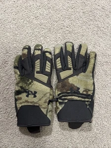 Under Armour Speedfreak Wool Blend Camo Gloves Medium - Picture 1 of 3
