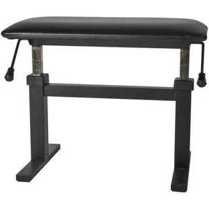 Pianobank Deluxe Auto Lift XL stabiles Metallgestell Bezug Kunstleder schwarz - Afbeelding 1 van 1