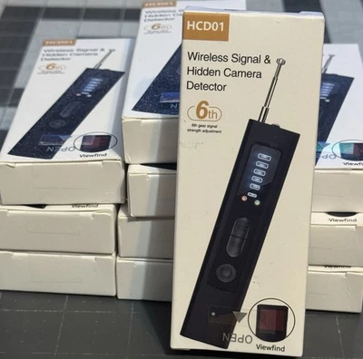 ¡NUEVO! Lote de 11 Detectores de Señal Cámara Oculta Audio Buscador de Errores Escáner Rastreador Foto 1 de 2