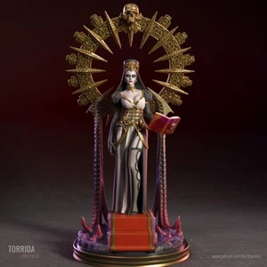 The Messenger of Death Sculpture (300mm)/3D Model/Unassembled/Unpainted - Foto 1 di 16