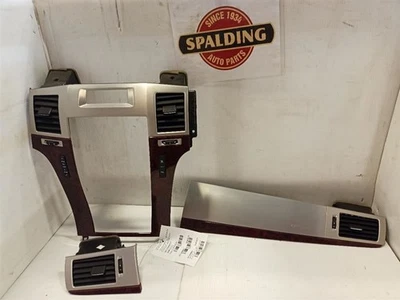 07-14 ESCALADE Panel de ventilación de tablero de grano de madera Radio Bisel Juego de 3 piezas Rubí OEM 9757772 Foto 1 de 4