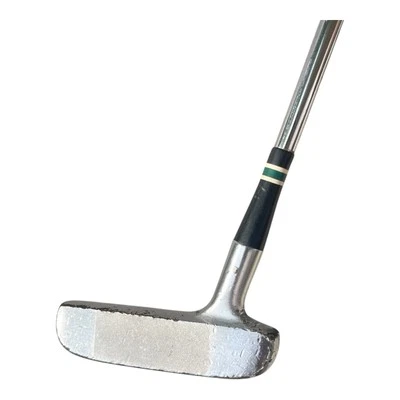 MacGregor Jack Burke Putter Steel Shaft Leather Grip 35" Dual-Sided Vintage - Image 1 of 4