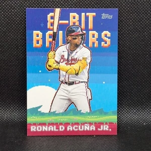 2025 Topps Serie 1 Celebration Ronald Acuna Jr. 8-Bit Ballers #8B-3 Braves - Foto 1 di 2