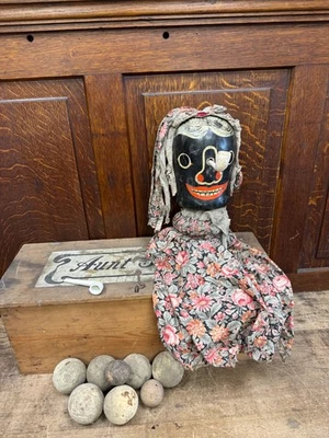 Antique Aunt Sally Garden/Pub Game Jaques Of London? Early 20th Century Origin - Image 1 of 4