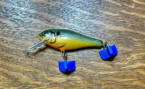 Bagley Bass’n Shad Tough Golden Bream Color Excellent Vintage Bass Bait - Picture 1 of 4