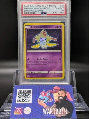 Pokemon Shining Legends Shining Jirachi Holo #42 PSA 10 Gem Mint - Image 1 of 2