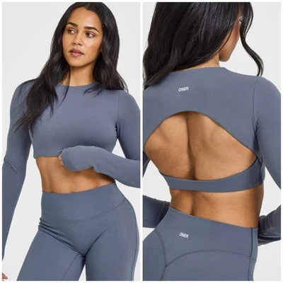 NEW Oner Active SoftMotion™ Long Sleeve Mid Top with White Logo Large Blue 44.95 - Image 1 of 4