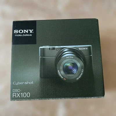 SONY Cyber-Shot DSC-RX100,  Compact, Digital Camera, Black, RX Series, Tested - Image 1 of 4
