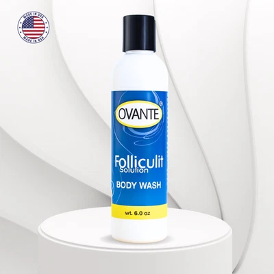 Ovante Folliculit Body Wash 6oz – Anti-Folliculitis & Itch Relief Cleanser - Image 1 of 4
