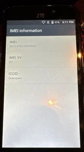 ZTE Z833 Cell Phone Black (Metro) Fast Ship Very Good Used - Picture 1 of 3