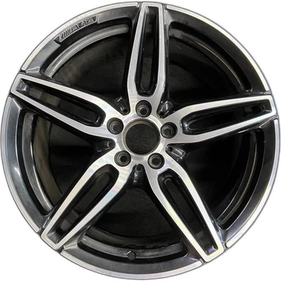 Llanta trasera negra Mercedes-Benz 19x9 clase E stock de fábrica OEM 2017-2021 Foto 1 de 4