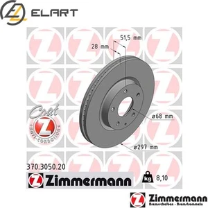 2x BRAKE DISC 370.3050.20 FOR MAZDA 6CX-5 SHY1/SHY4/SHY6/SHY8 2.2L PEY6 2.0L 6 - Picture 1 of 6