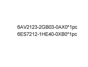New Siemens 6AV2123-2GB03-0AX0 and 6ES7212-1HE40-0XB0 and return fee - Afbeelding 1 van 1