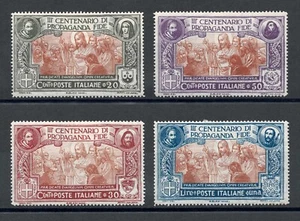Italia Set Completo Inutilizzato 1923 Centenario Propaganda Fide - Foto 1 di 2